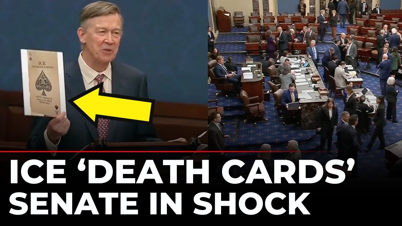Lawmaker Shows ‘DEATH CARD’ Allegedly Left By ICE Agents After Detaining People | US Senate | Trump