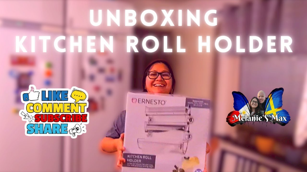 Unboxing kitchen roll holder from LIDL | Melanie and Max in Sweden #vlog2021