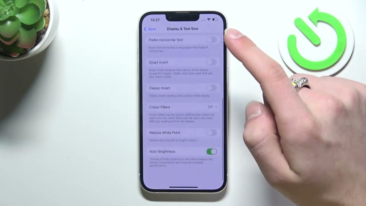 iPhone 16E - Enable/Disable Adaptive Brightness | Optimize Your Display