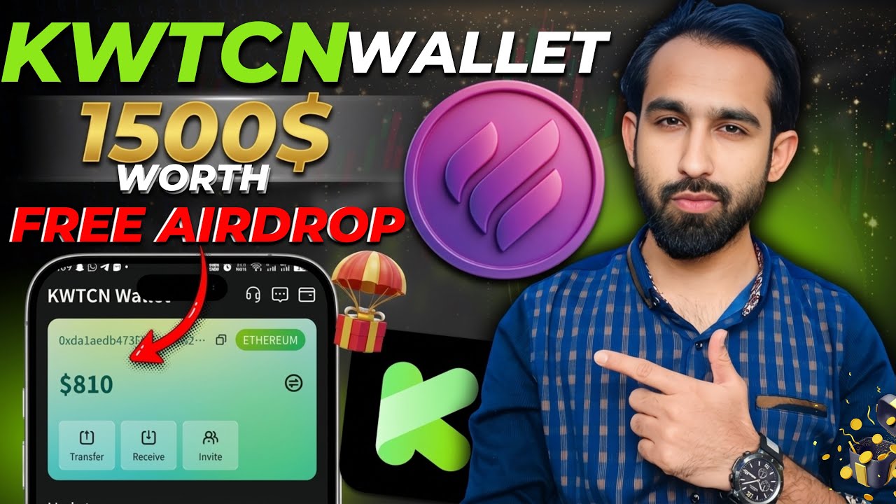 KWTCN Wallet Crypto Airdrop 2026 | Get 5000 SVERV Tokens | Step by Step Guide