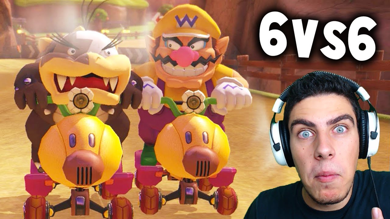 LA WAR MÁS RANDOM QUE HE JUGADO EN MARIO KART 8 DELUXE | RK vs VR | 6vs6 CLAN WAR | Nintendo Switch