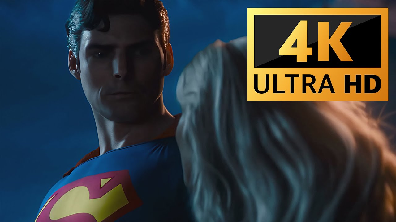 Superman and Supergirl Scene from The Flash (Christopher Reeve and Helen Slater)