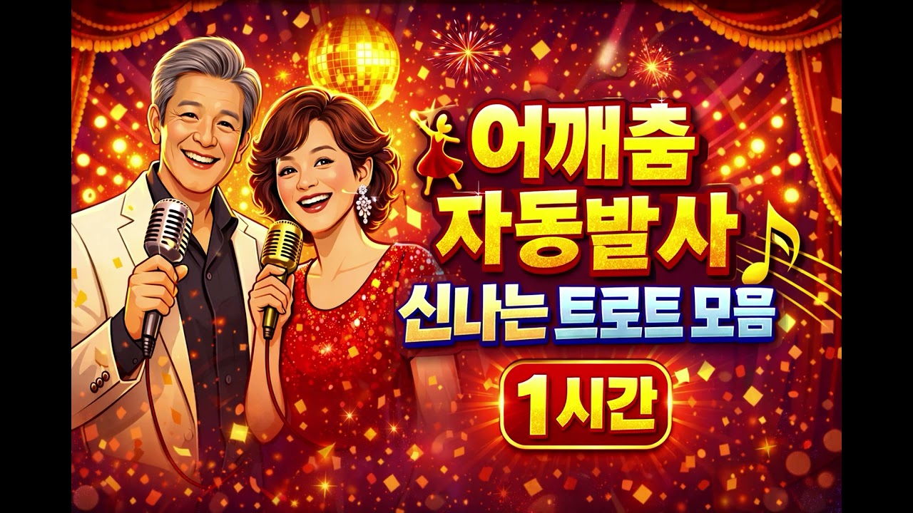 [트로트 메들리] 신나는 인기 트로트 모음 💃 어깨춤 자동발사!