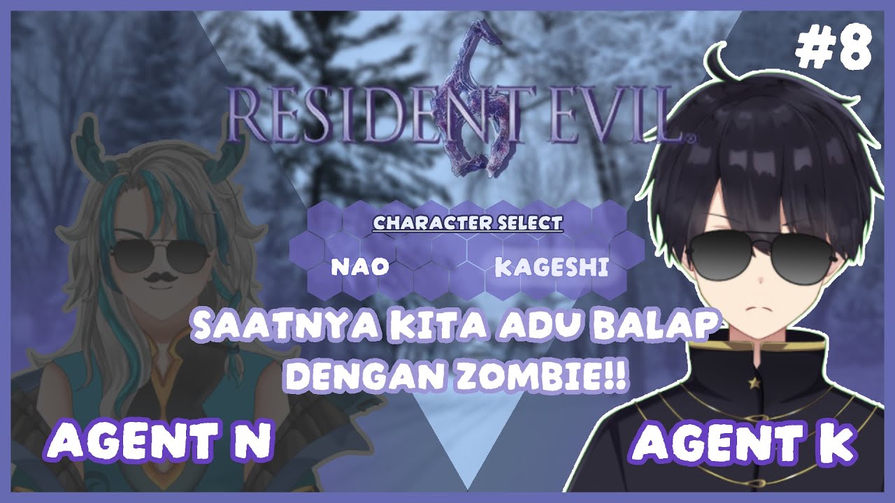 【RESIDENT EVIL 6】P ADU BALAP DENGAN ZOMBIE!!!! #8