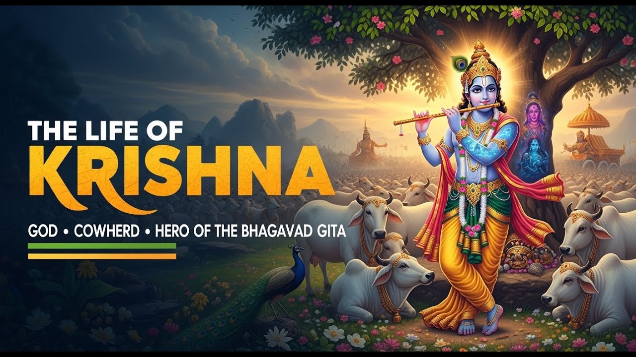 The Life of Krishna - God, Cowherd, & Hero of the Bhagavad Gita