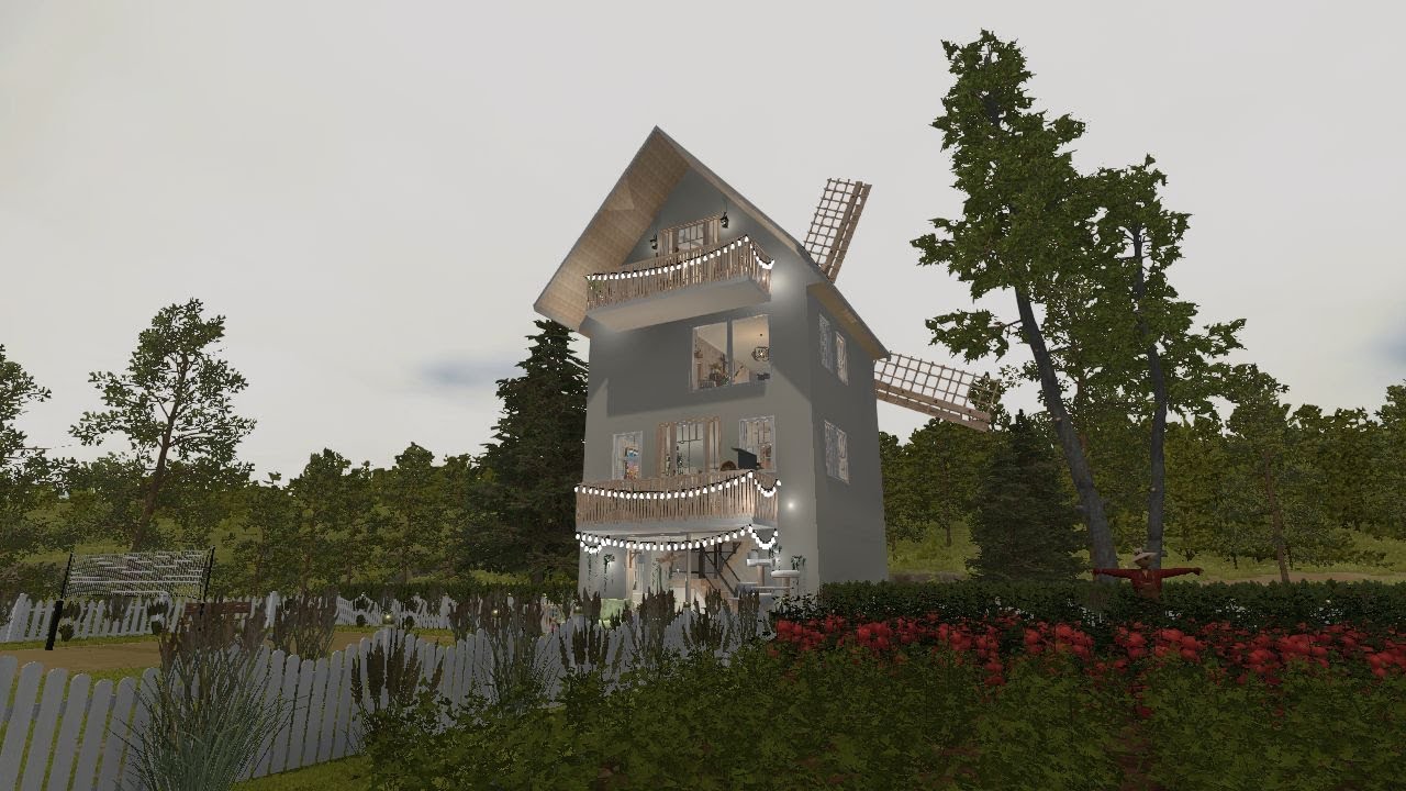 House Flipper | Windmill Of Dreams | Colorful cozy Boho windmill house!