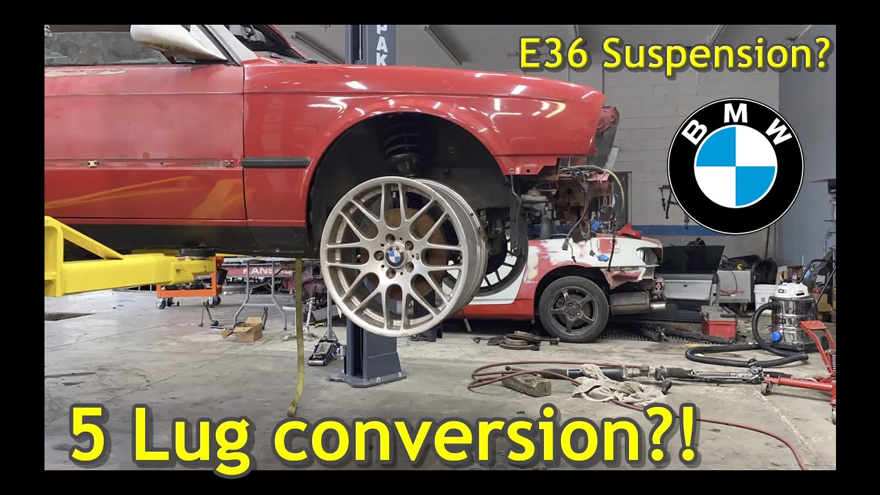 Building an e30 m3 conversion part 11: E36 M3 suspension install / Clearance issues