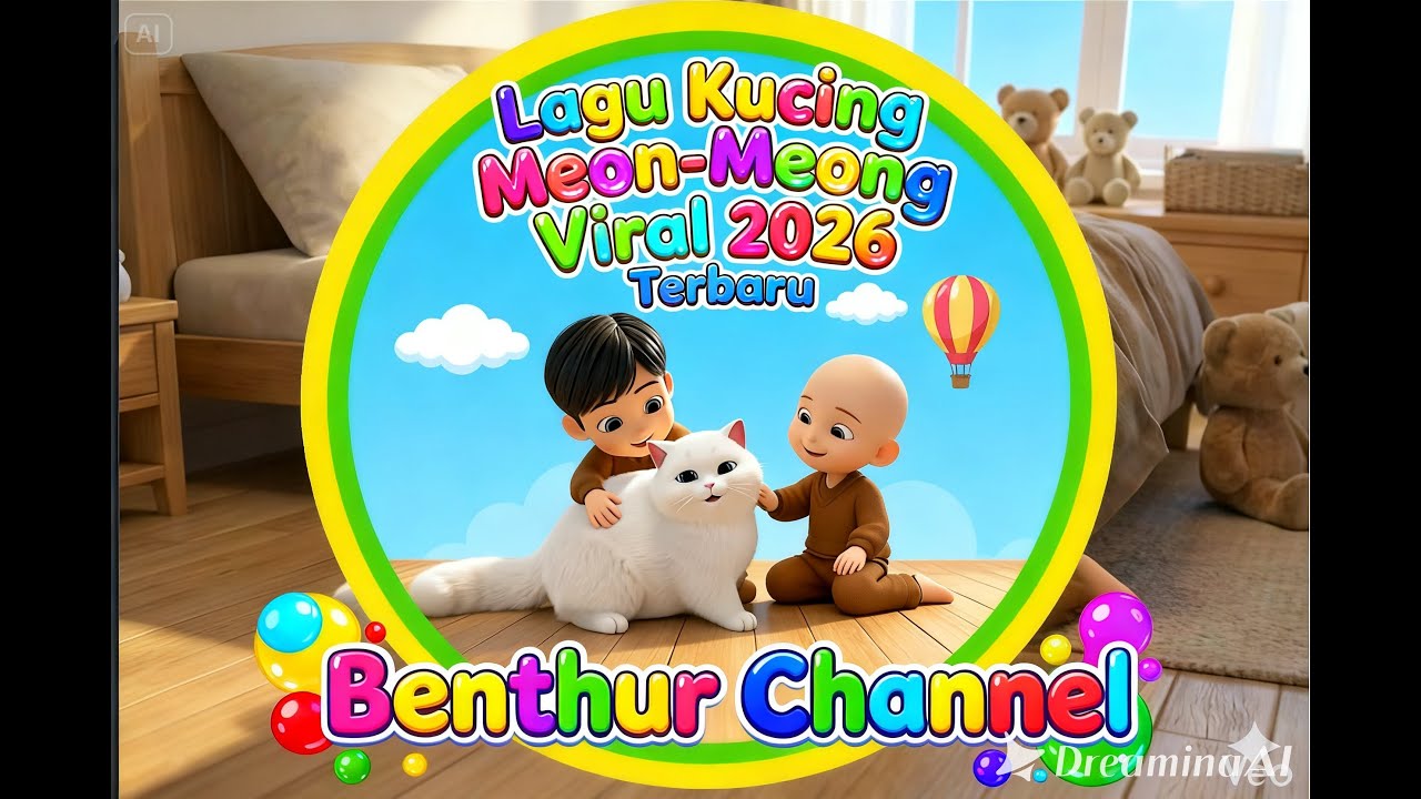 🔥 DJ KUCING MEONG MEONG! Lagu Anak Paling Viral 2026 - Versi EDM Ceria #laguanak #lagukucingmeong