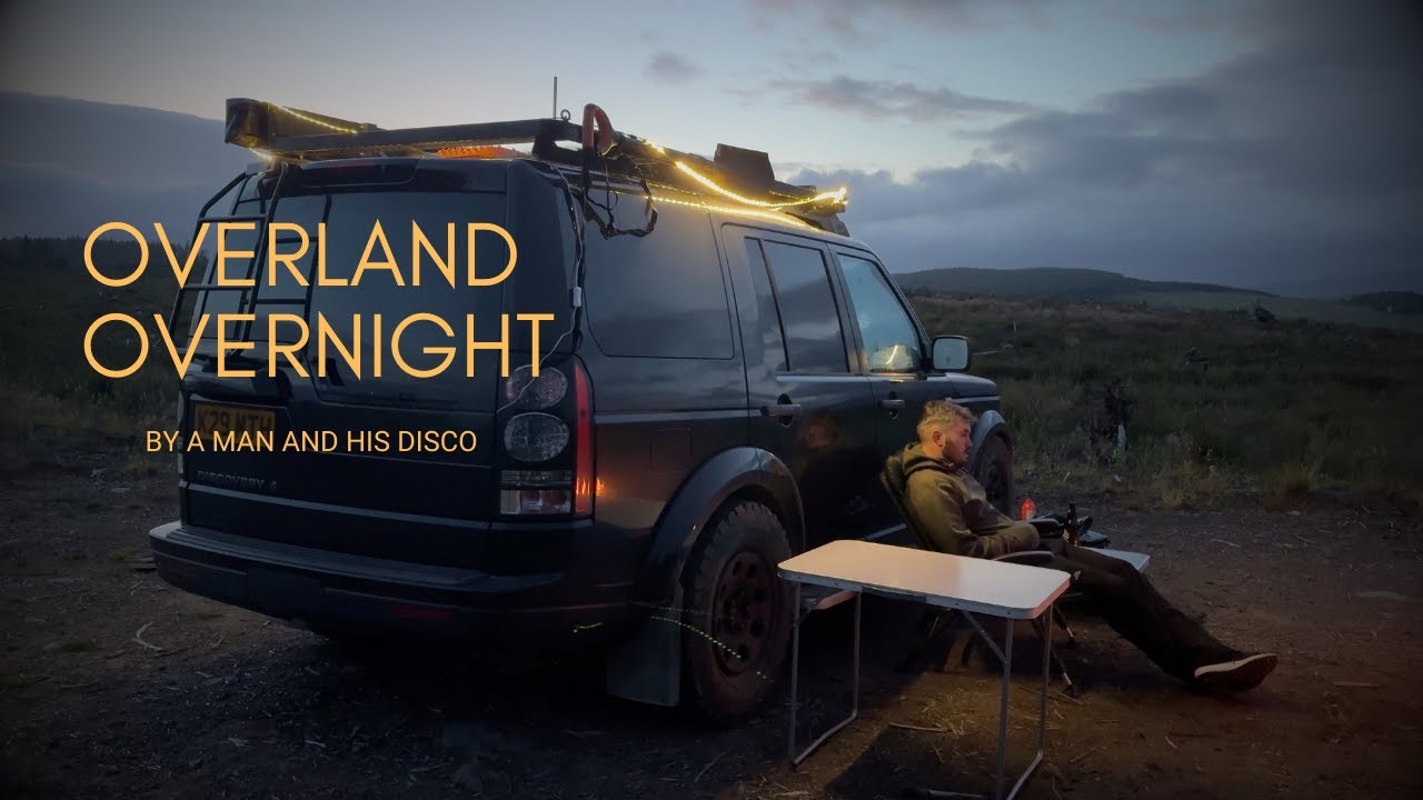 Overland Wild camp in Scotland