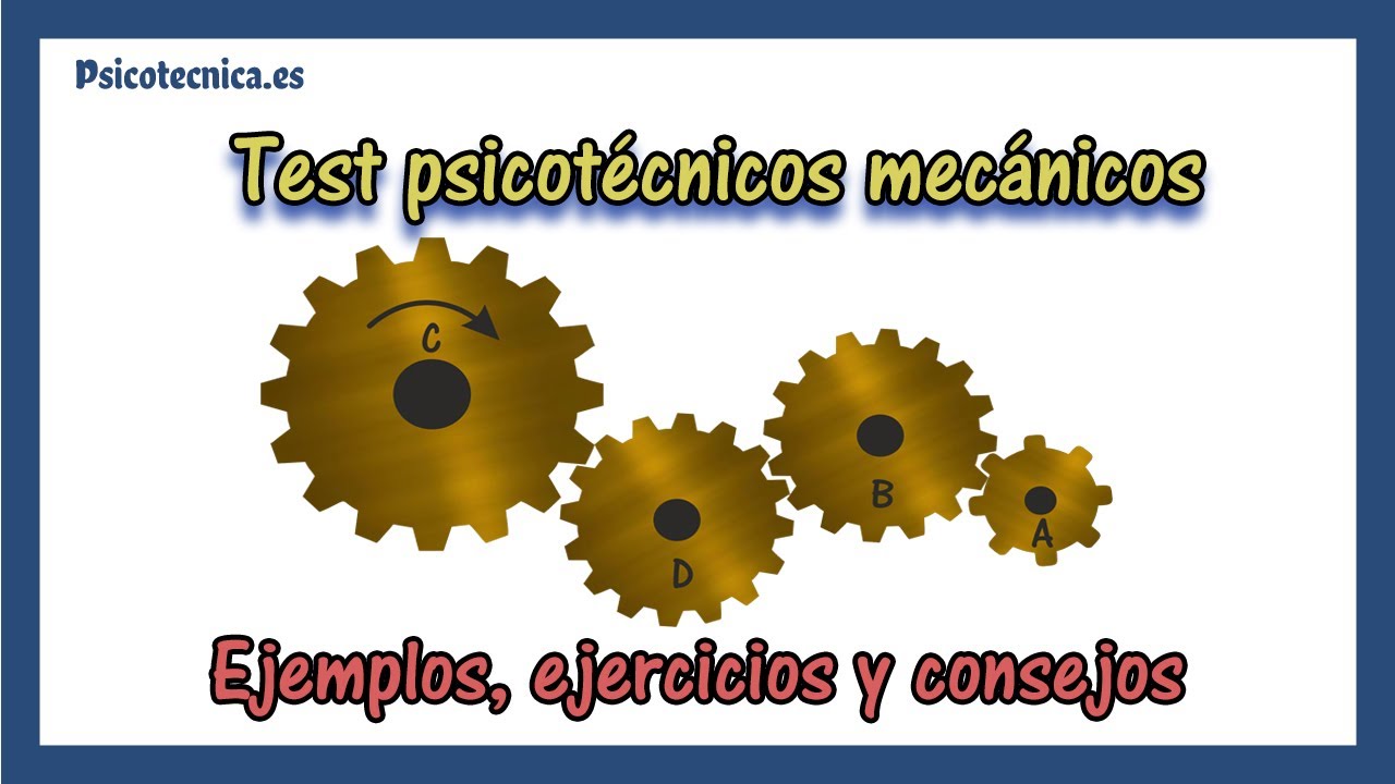 🔧 Test psicotecnicos mecanicos ⚙️ resueltos y explicados