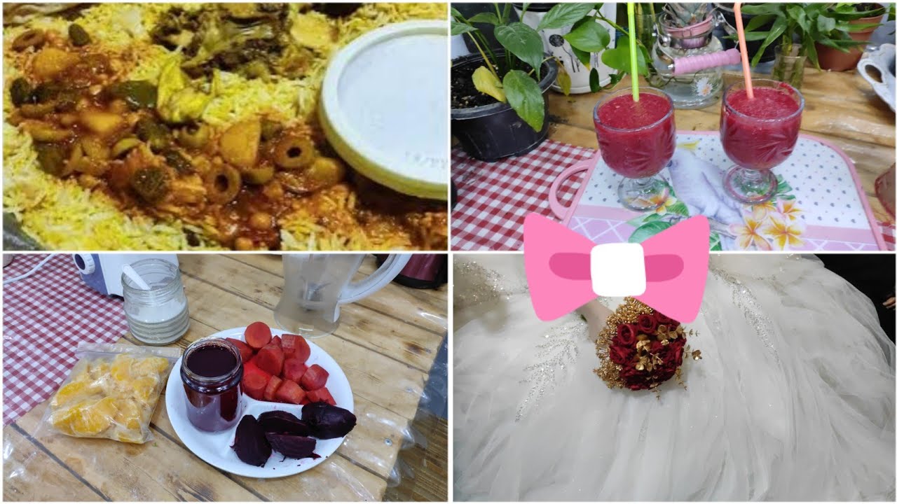 جوله بستان اهل العريس🤵 👰والعصير🍹🍹السحري مشروب الطاقه