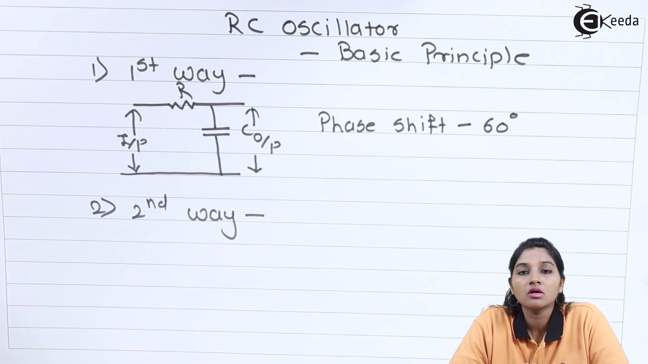 RC Oscillator - Basic Principle - Oscillators in Basic Electronics - Basic Electronics