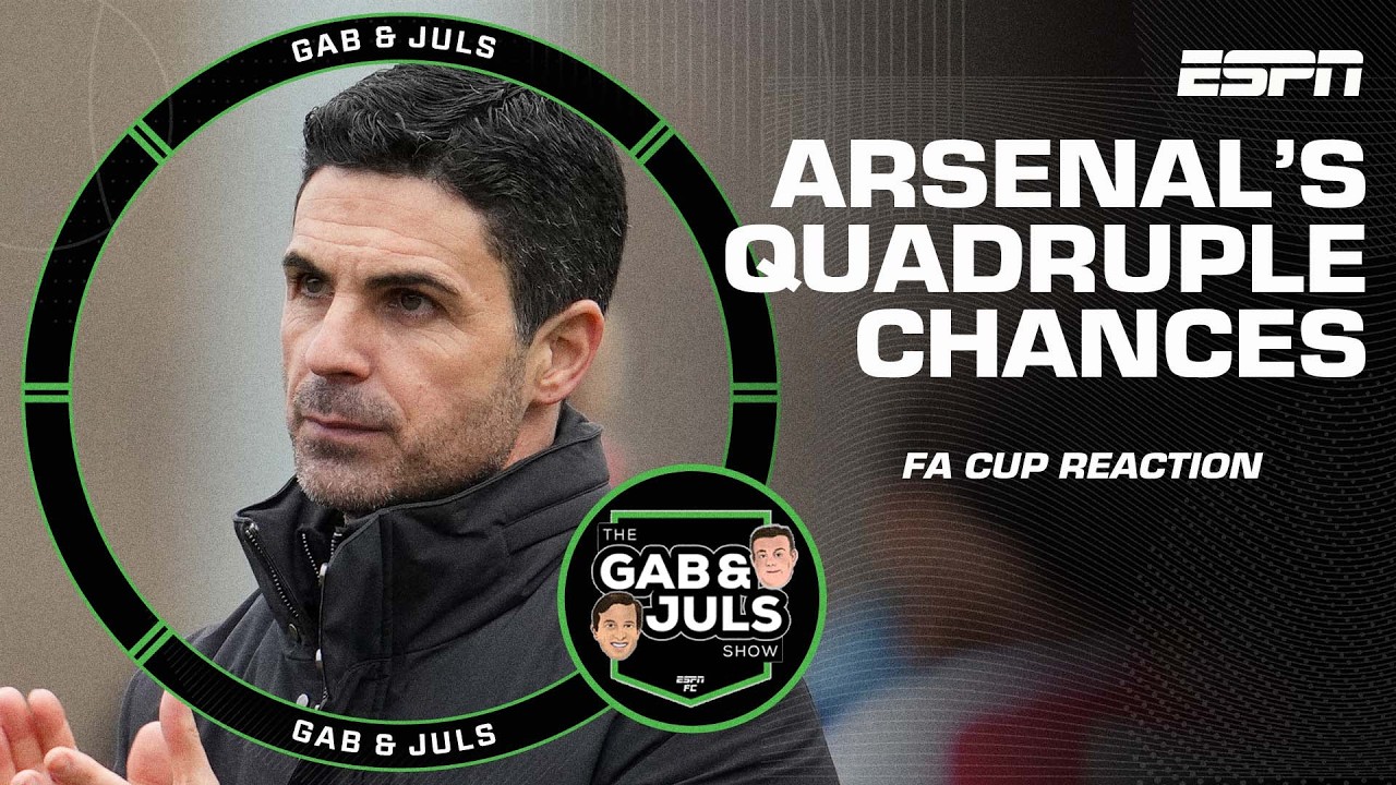 ‘QUADRUPLE IS ON!’ Arsenal & Man City reach FA Cup quarterfinals 👀 | ESPN FC
