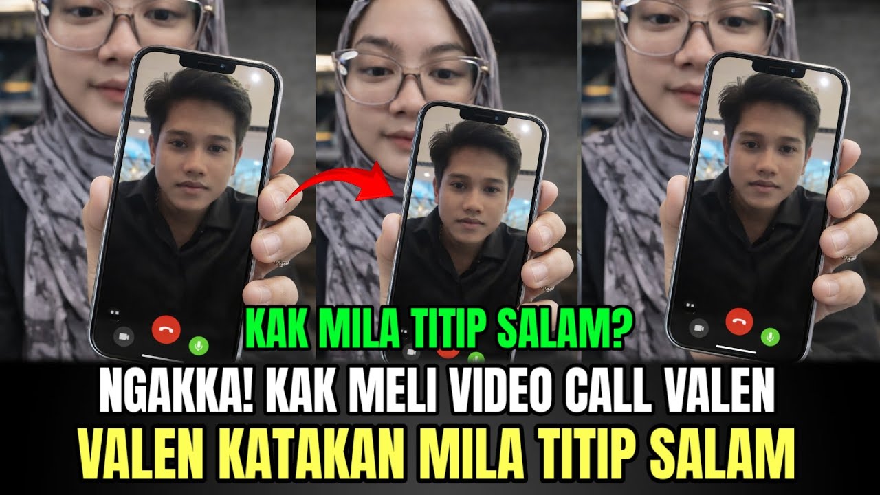 NGAKAK! Valen Video Call Kak Meli, Valen Katakan Mila Titip Salam Rindu!