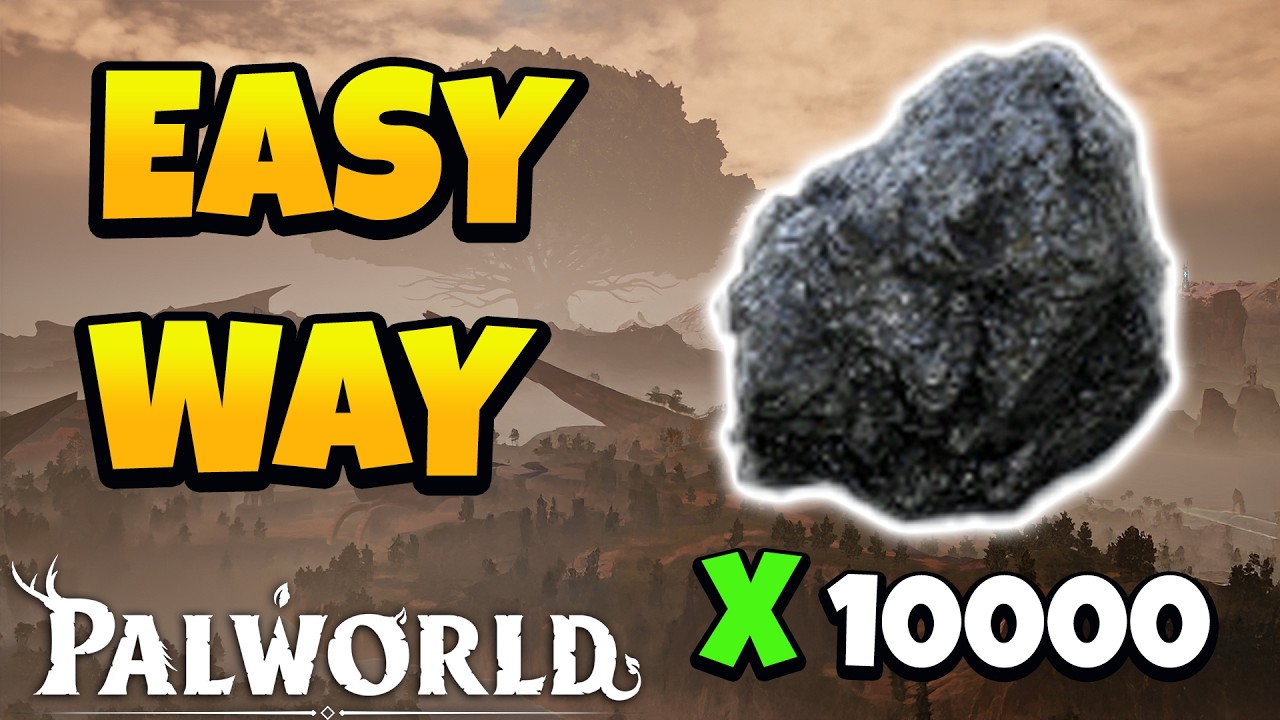 Лучший способ добычи угля в Palworld