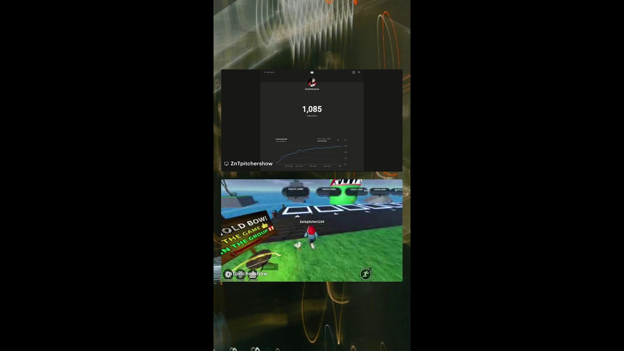 I'm playing fortnight / Roblox ( sub goal 1.090 )