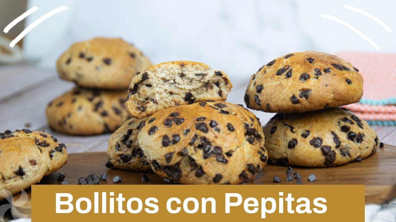 Bollitos de pepitas de chocolate tipo Doowaps o Weikis