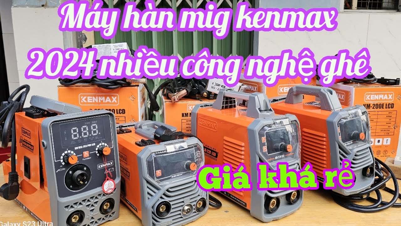 2024 Máy hàn MIG không khí Kenmax mini quá nhiều công nghệ mới |Máy Xây Dựng Hồng Nhiên