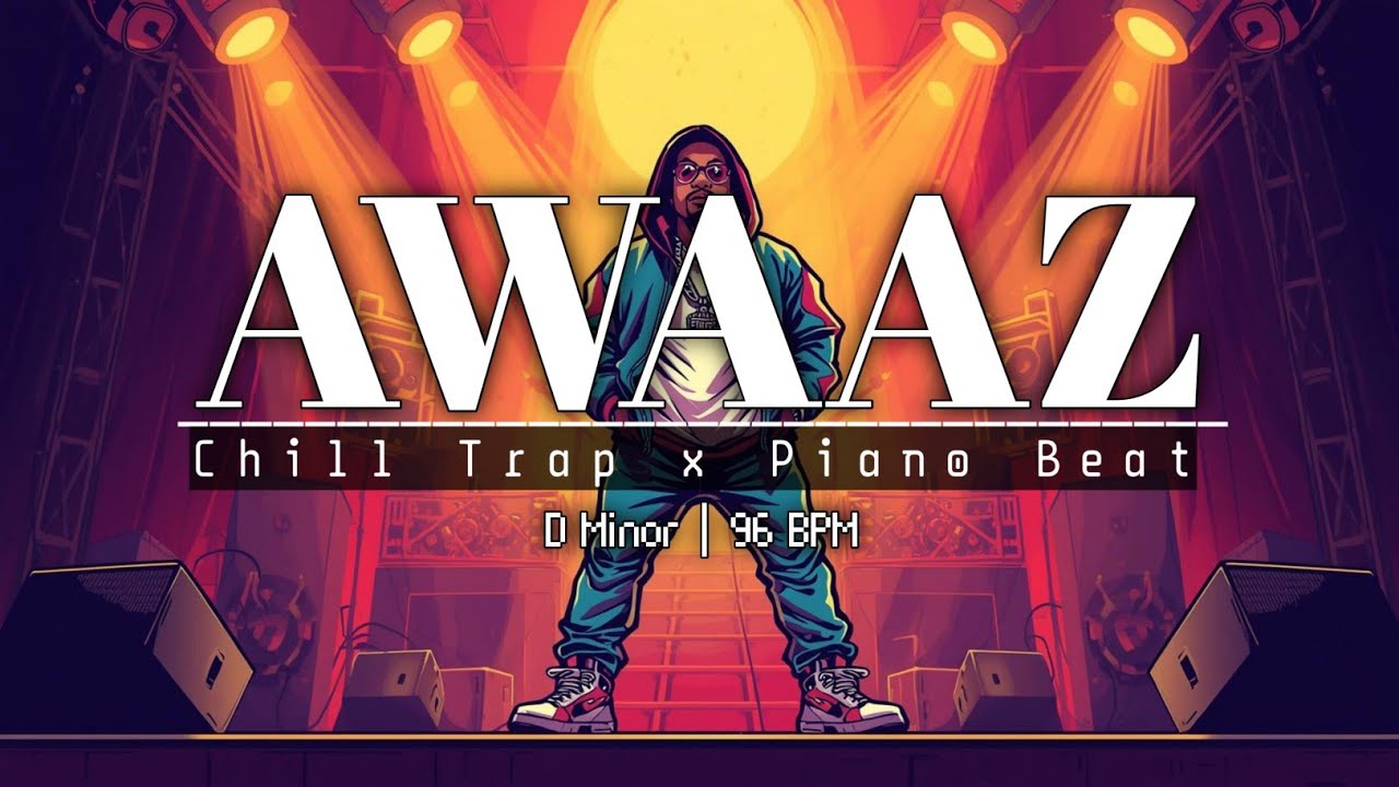 Awaaz – Indian Hip Hop Beat | D Minor | 96 BPM | Soft Piano x Punchy Bass | Desi Type Beat