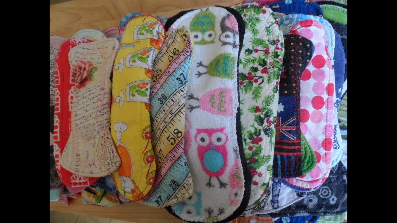 My Cloth Pad Stash 2019