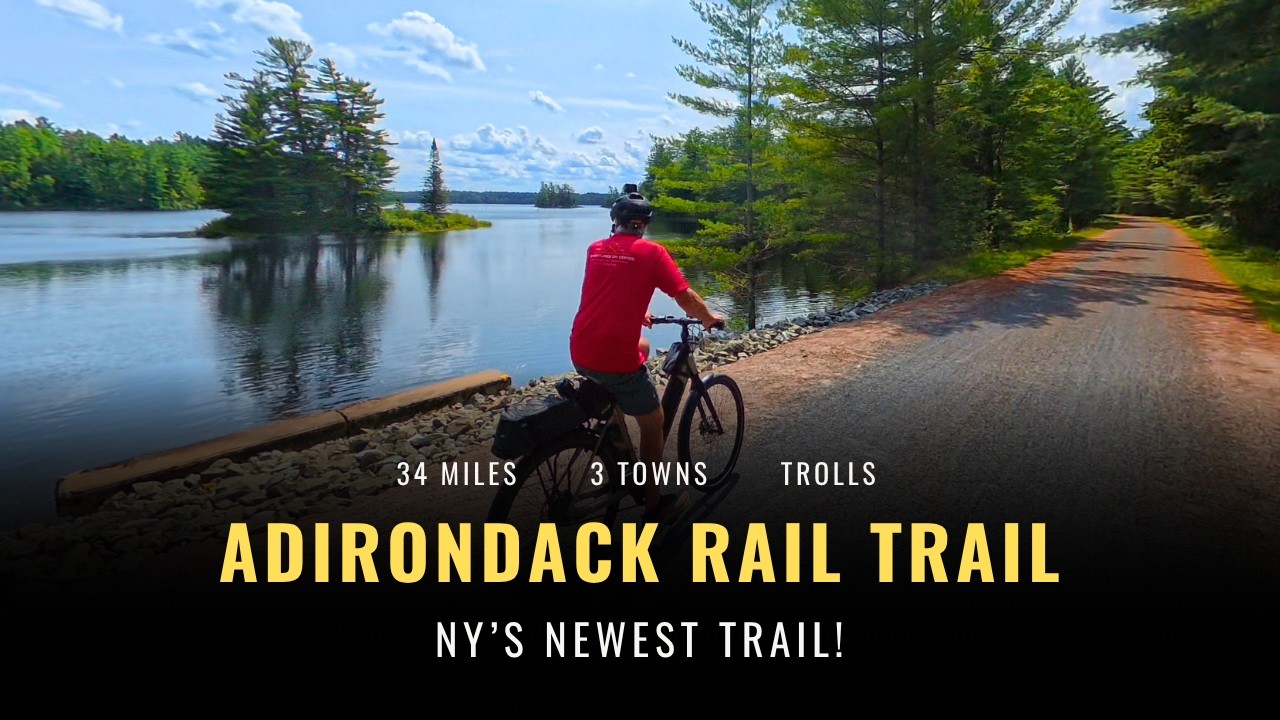Adirondack Rail Trail &mdash; возможно, самый живописный веломаршрут в Нью-Йорке