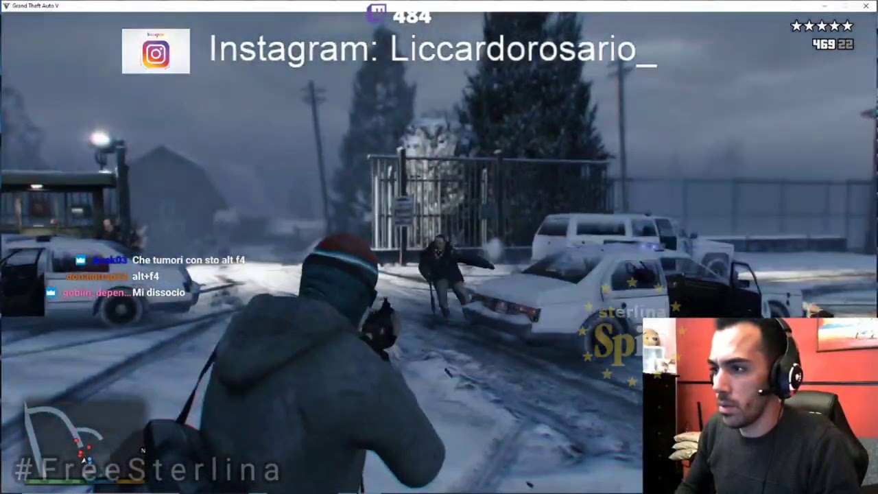 LICCARDO ROSARIO GIOCA A GTA 5 ONLINE e RP per la PRIMA VOLTA | FREESTERLINA