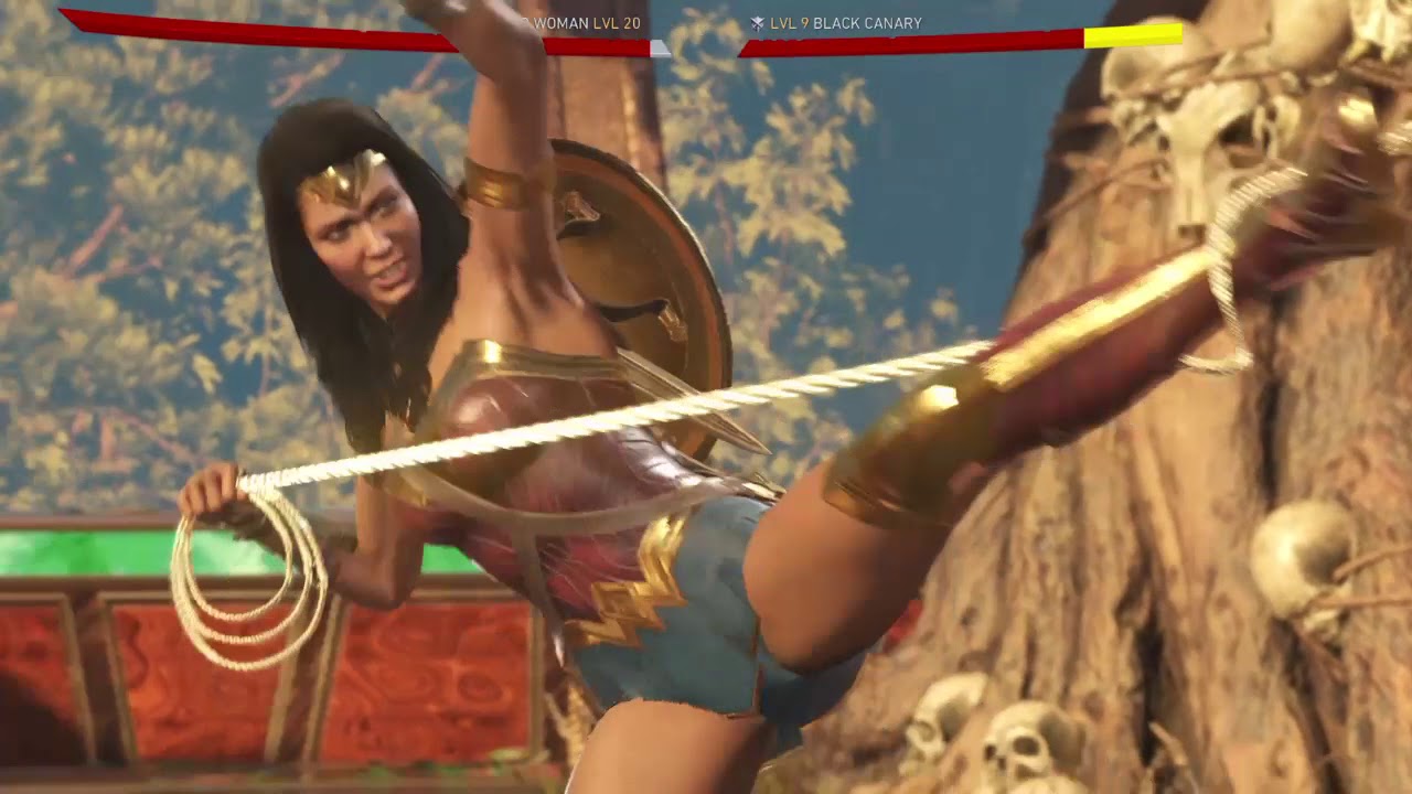 Injustice 2 Wonder Woman vs Black Canary