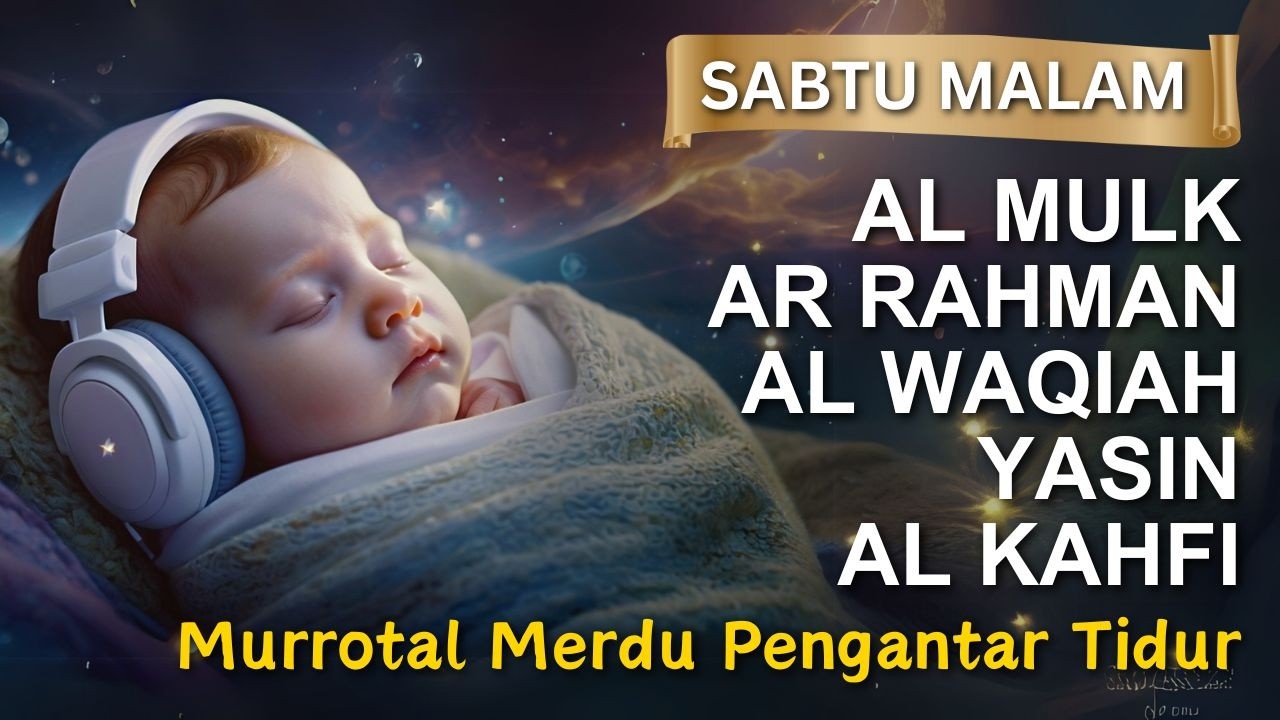 Murrotal Merdu Pengantar Tidur | Al Mulk • Yasin • Ar Rahman • Al Waqi’ah • Al Kahfi
