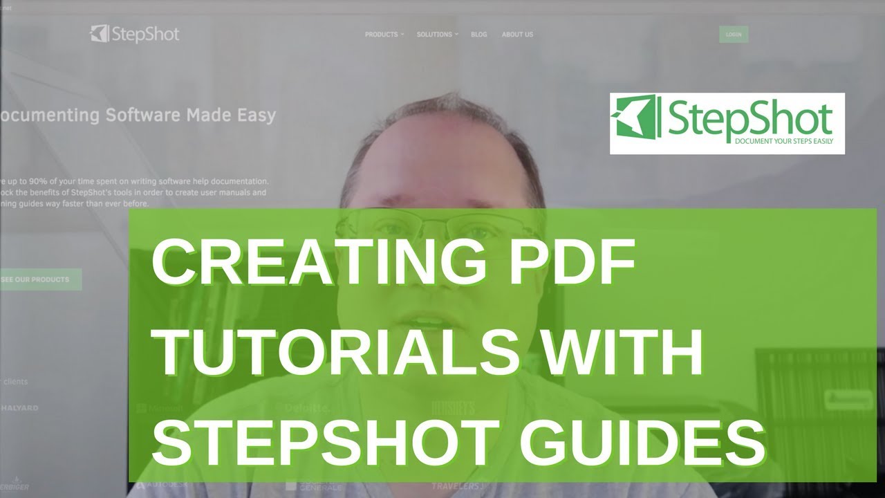 Creating walk through PDFs with StepShot
