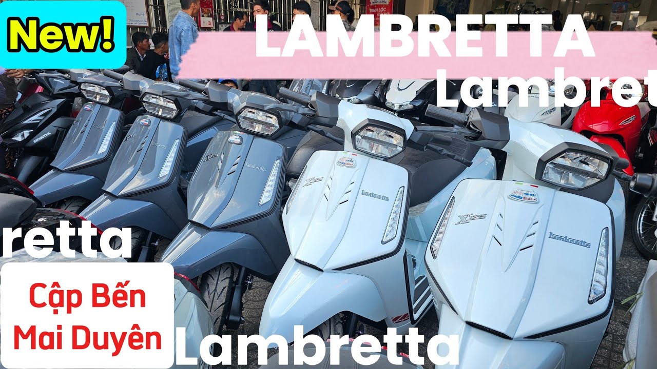 HOT! lô xe LAMBRETTA đầu tiên cập bến CH Mai Duyên Sóc Trăng(cũ). Khải Phạm #lambretta #2026 #125 