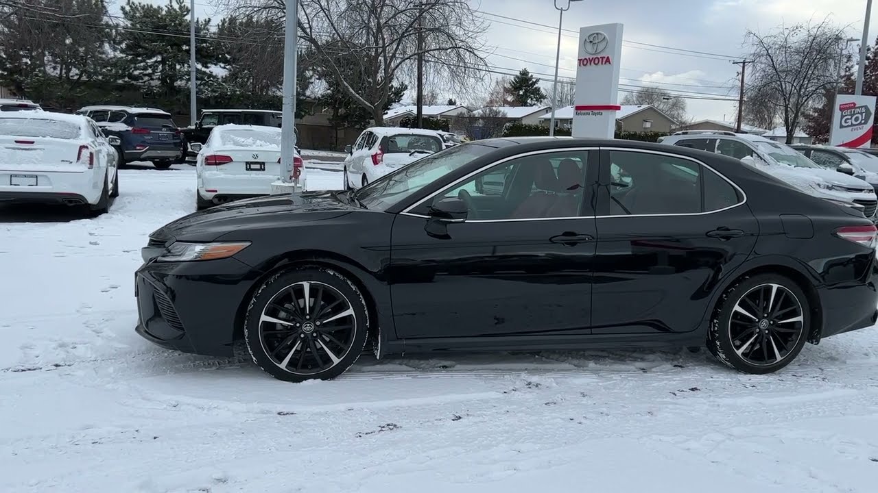 Black 2018 Toyota Camry XSE Review Kelowna BC - Kelowna Toyota