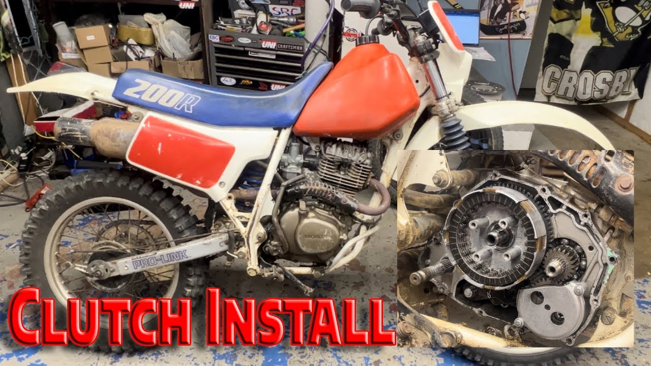 Honda XR200 Clutch Replacement and Centrifugal Oil Filter Service