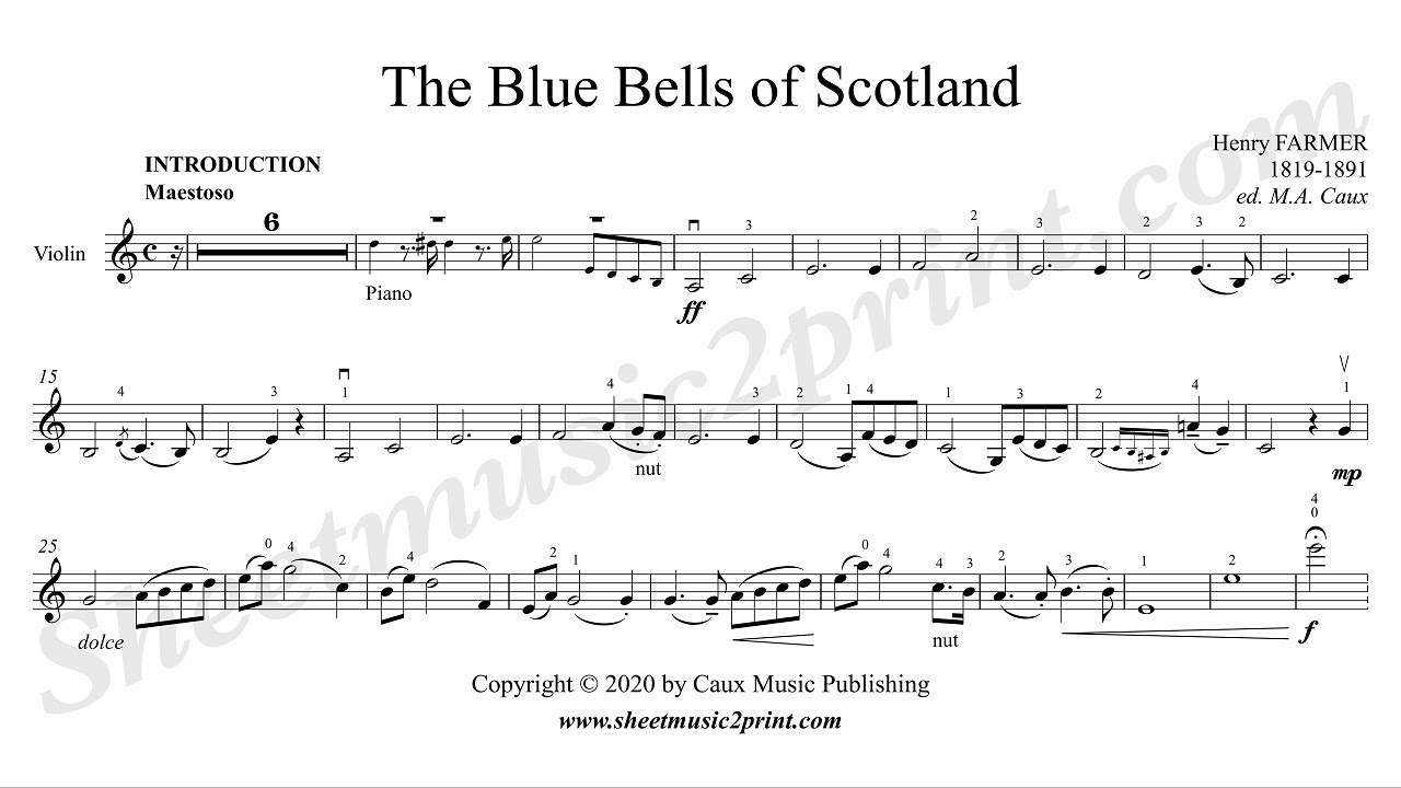 Farmer : The Blue Bells of Scotland