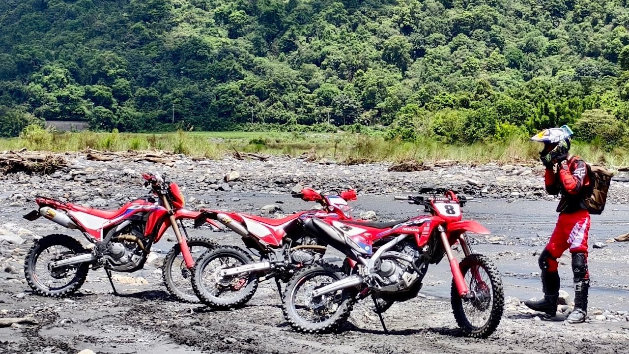 CRF450R CRF300L CRF150L同樂會 清水地熱泥水滾滾流