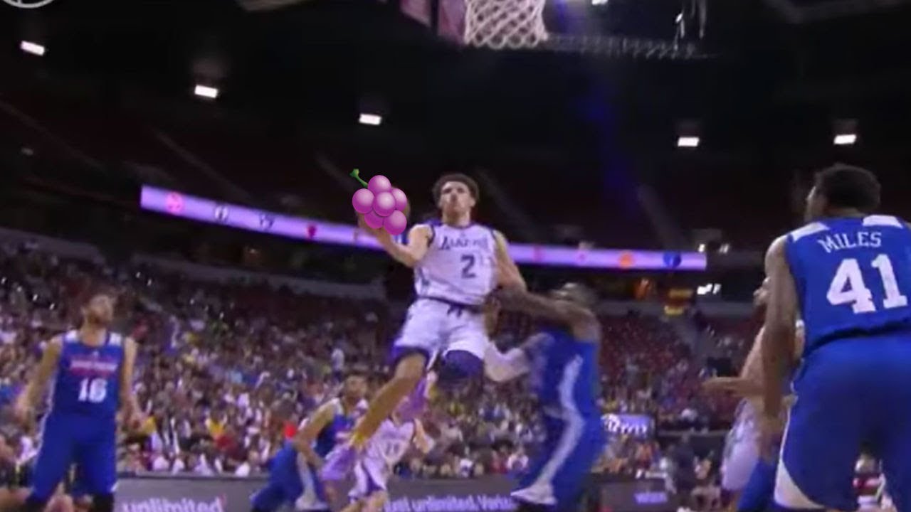 Lonzo Ball JELLY LAYUPS🍇