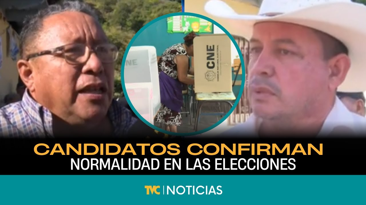 Aspirantes del Partido Libre y Partido Nacional destacan normalidad en las elecciones