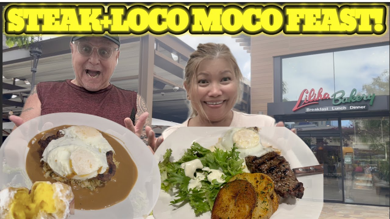 🇺🇸 🍳 Loco Moco & Steak🥩at Liliha Bakery Waikiki | Retired Life -Must Try Local Hawaii Food 