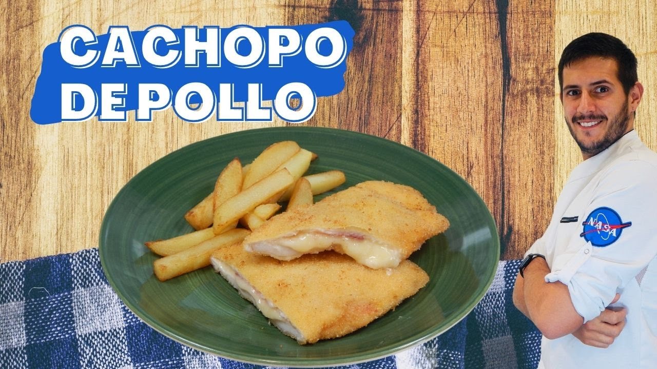Receta de CACHOPO DE POLLO asturiano, jugoso y crujiente