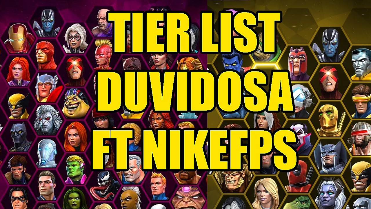 TIER LIST DUVIDOSA FT @NikeMCOC  - MARVEL TORNEIO DE CAMPEÕES