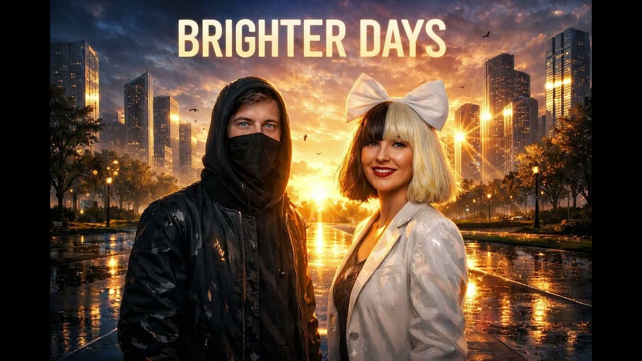 Alan Walker ft Sia – Brighter Days (Official AI Lyrics Video)
