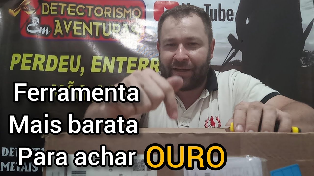 Quer achar ouro? Use está ferramenta antes de comprar um Detector.