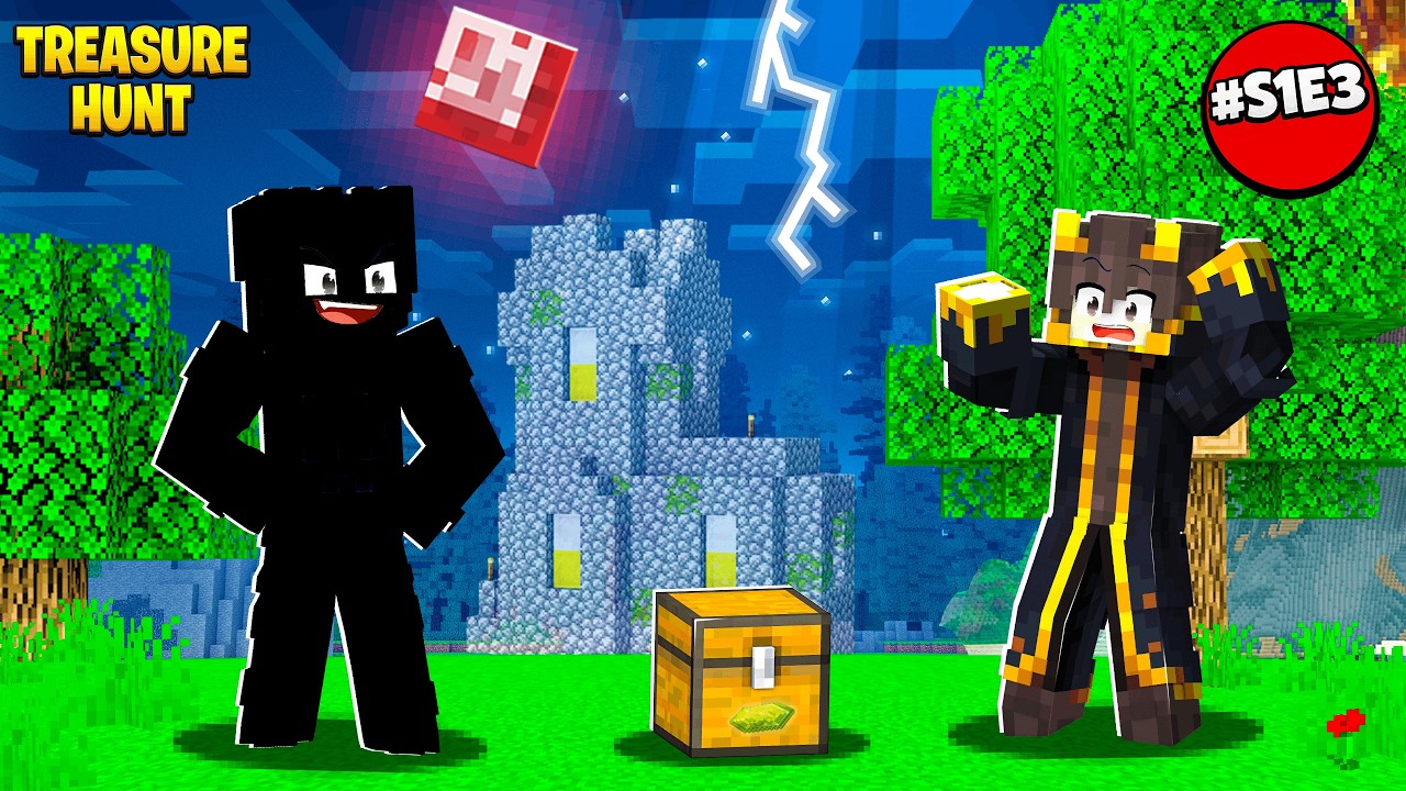 Someone Helped Me To Find The Treasure In Minecraft 😱 Treasure Hunt Season 1 Episode 3