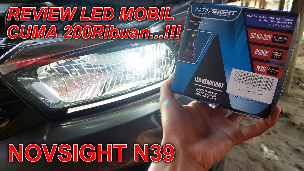 Lampu LED Murah 200ribuan - Review LED Novisight N39