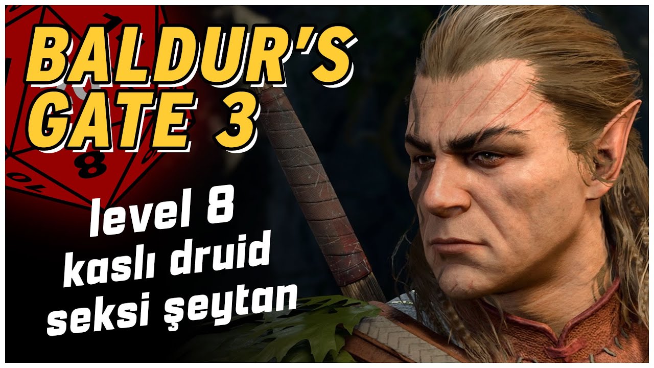 BALDUR'S GATE 3 - Bölüm 08 - Karlach ile Öpüşmeler, Halsin ile Cicişmeler