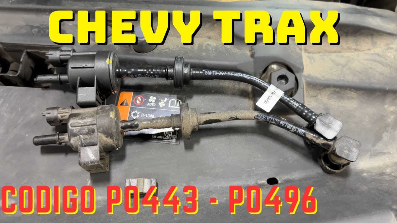 Como Reparar el Sistema de Evaporacion EVAP p0443 y p0496 -  Chevy Trax o cualquier carro