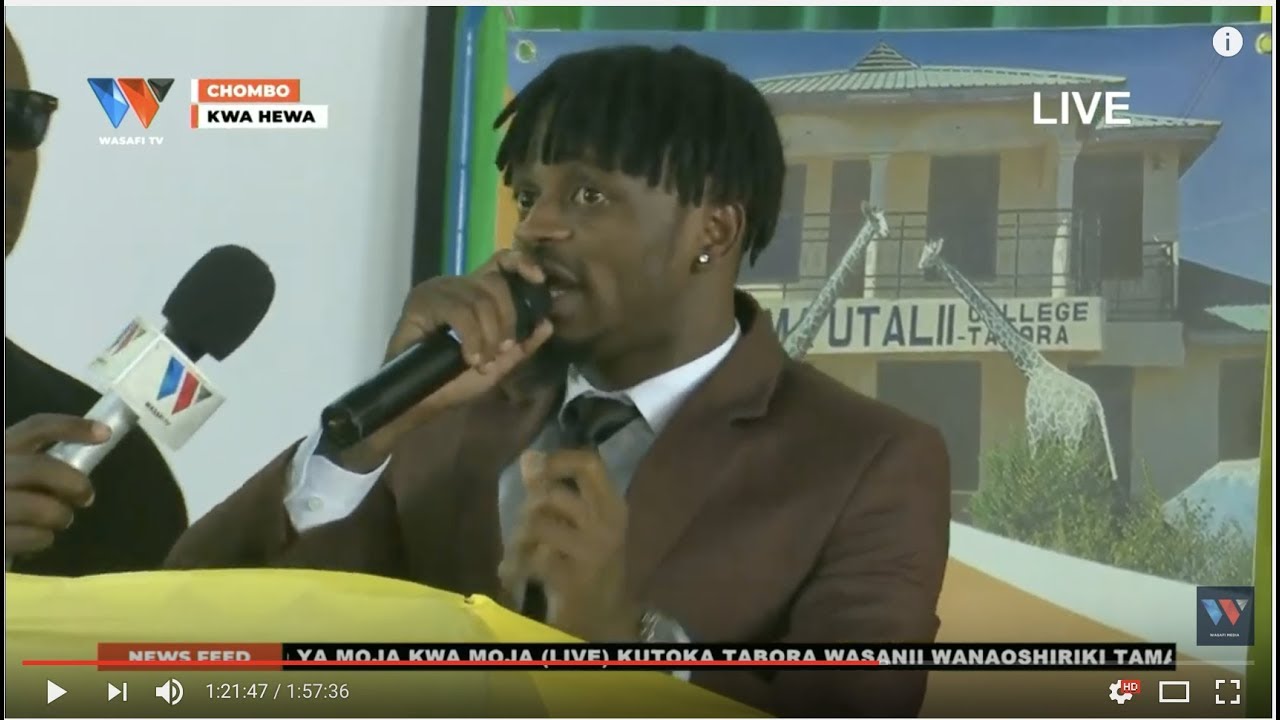 #LIVE :WASANII WA WASAFI FESTIVAL WATEMBELEA MUSOMA UTALII COLLEGE KURUDISHA KWA JAMII