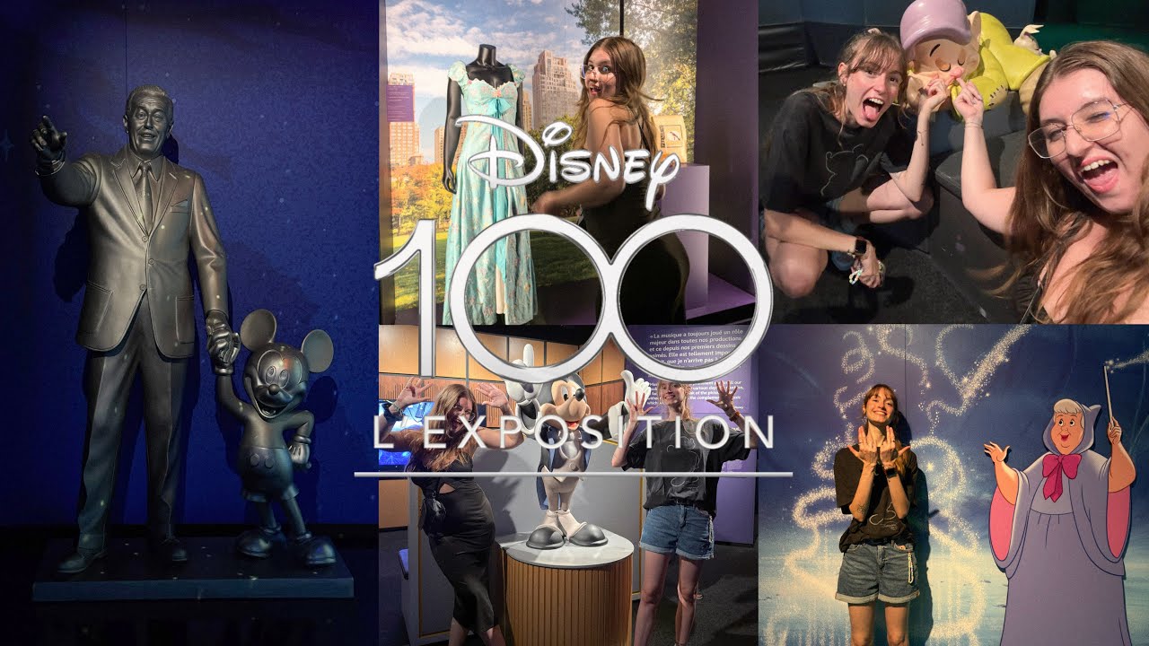 🐭VLOG - DÉCOUVERTE DE L'EXPOSITION DISNEY 100 À PARIS