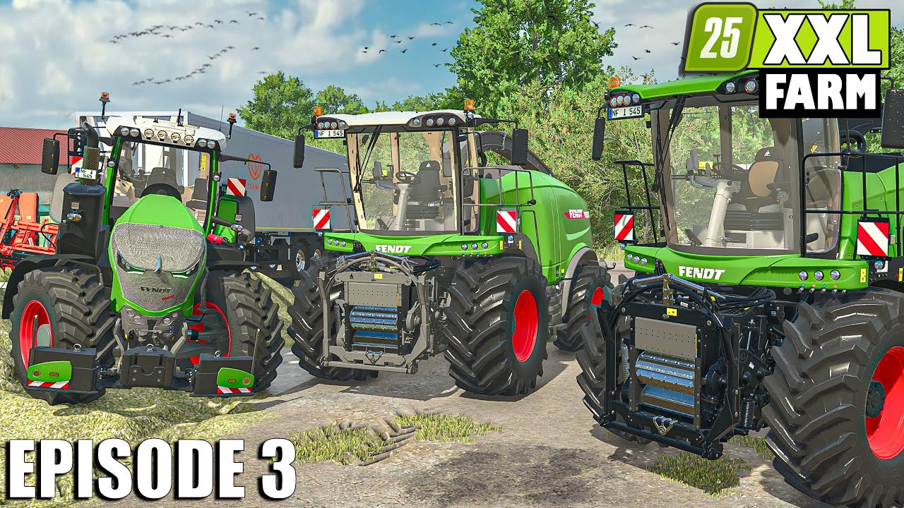 THE BIGGEST SILAGE HARVEST YET – 1.2 MILLION Liters | The XXL FARM | Farming Simulator 25 Ep3