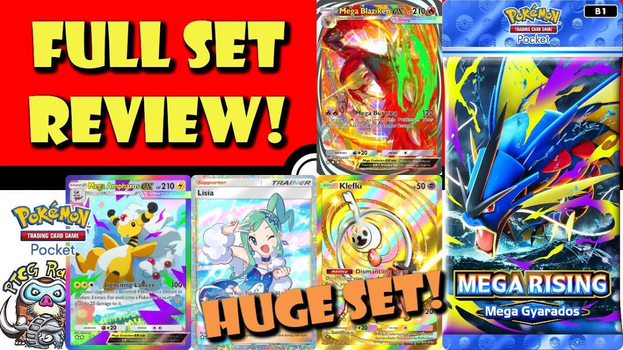 Полный обзор набора Mega Rising! Самый большой карманный набор Pokémon TCG! Всё, что вам нужно зн...