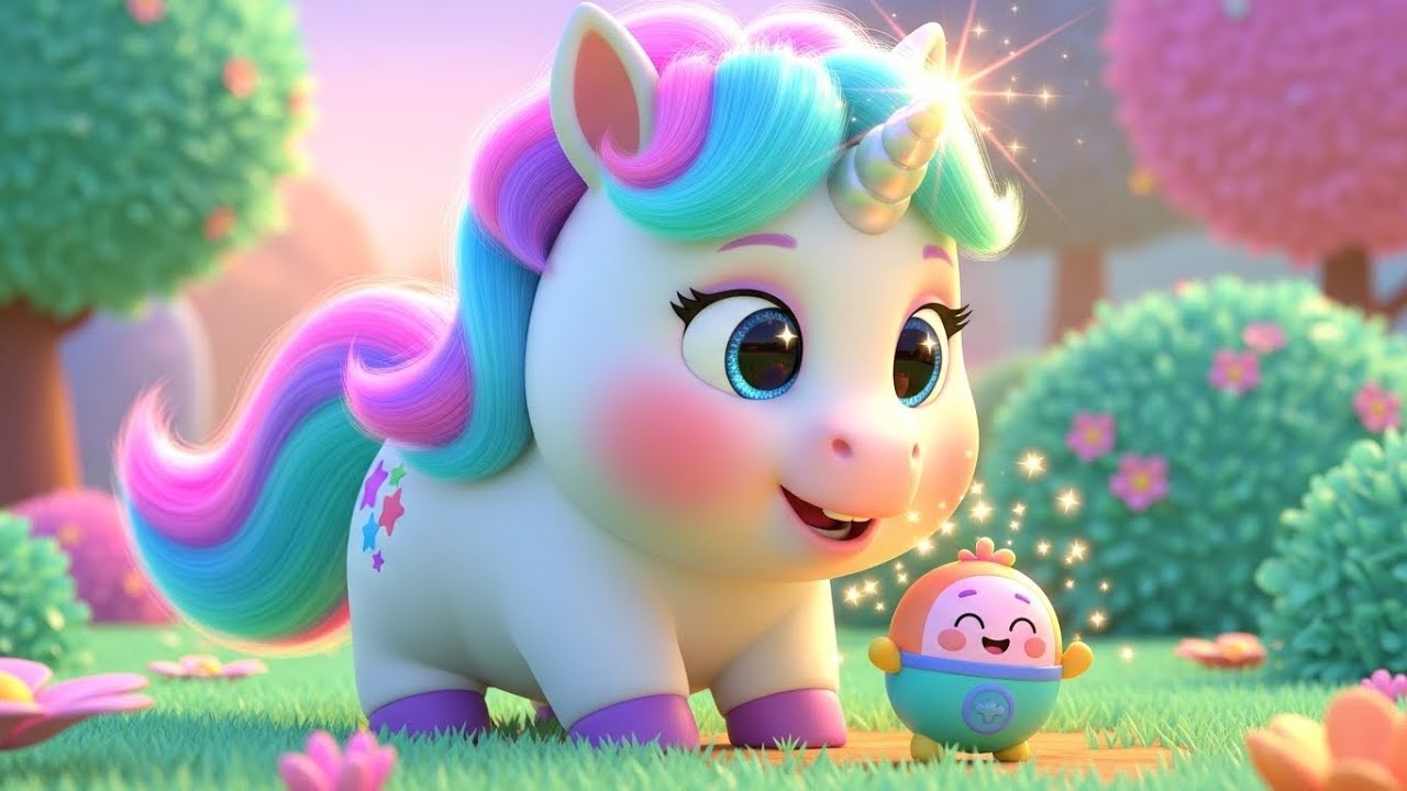 Unicorn Discovers a Toy That Comes Alive 🦄✨ | Magical Kids Story Song